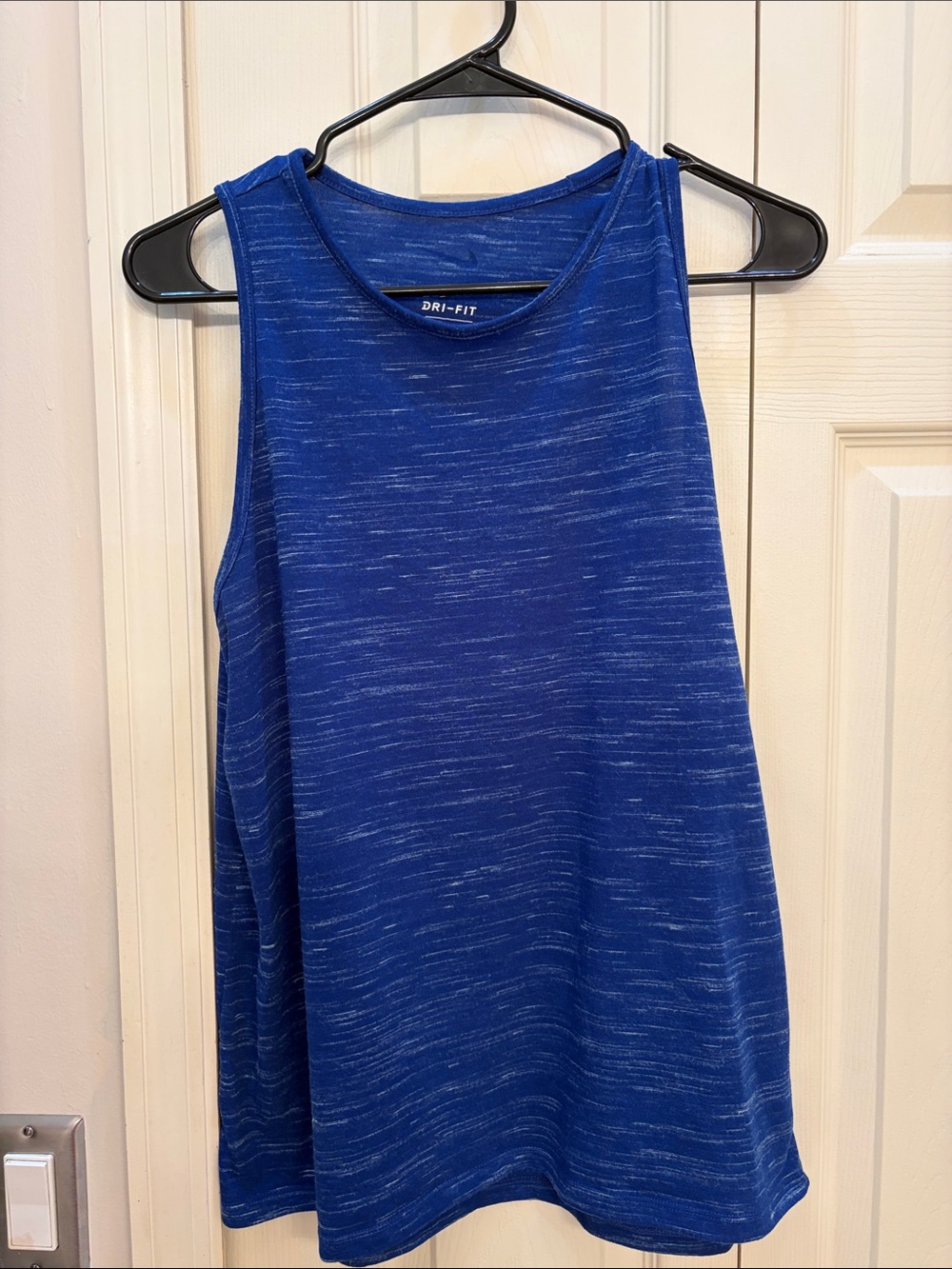 Nike Blue Space-Dye Dri-FIT Women's Tank Top